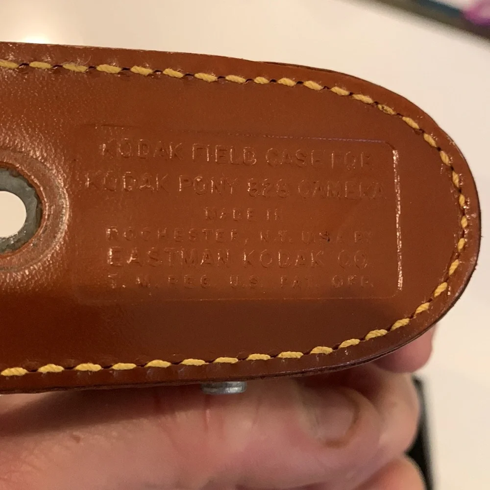 Kodak Pony 828 Camera with leather field case